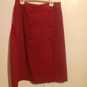 A red skirt,
